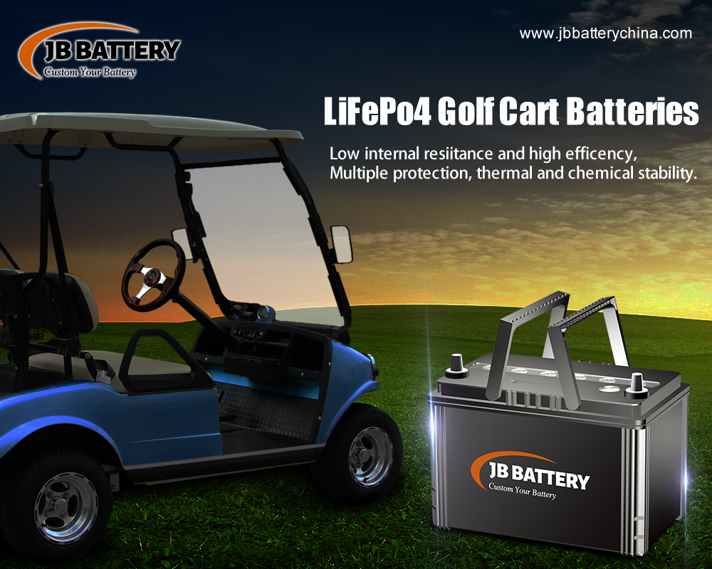 Cinco principais motivos para escolher uma bateria de íons de lítio personalizada para o seu carrinho de golfe