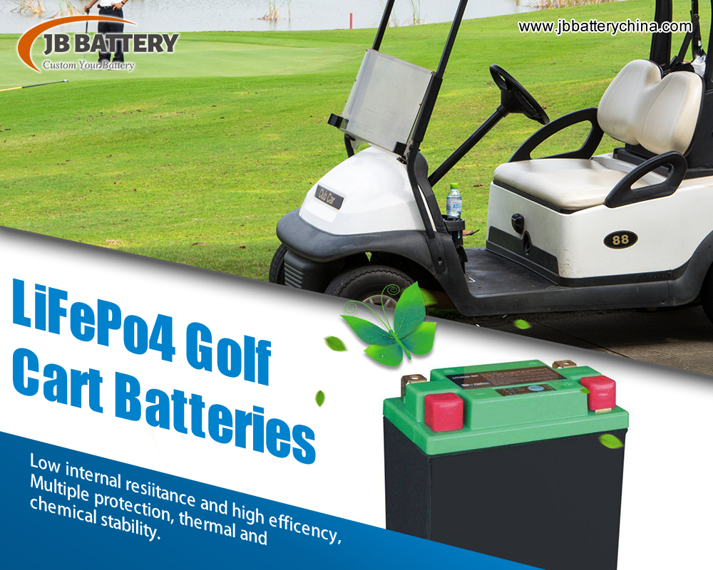 Bateria personalizada do íon do lítio: a escolha inteligente para um carrinho de golfe moderno