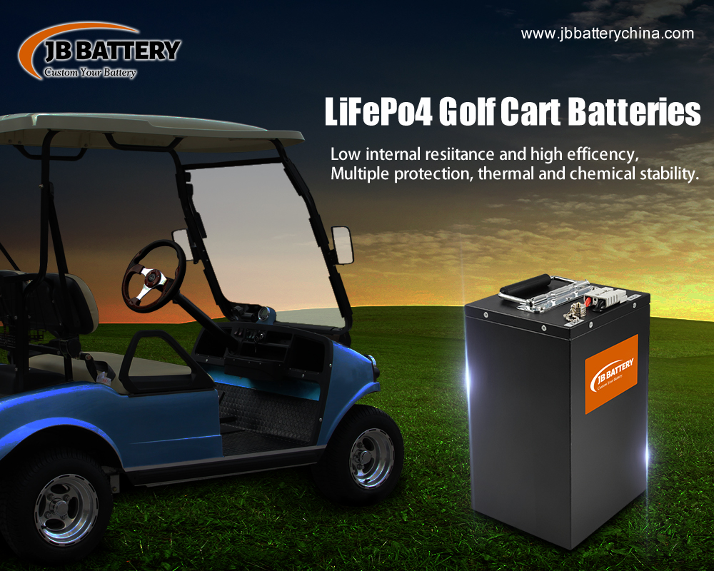 Bateria de íon de lítio de 48V para carrinho de golfe e por que é melhor que as opções de bateria de ácido chumbo